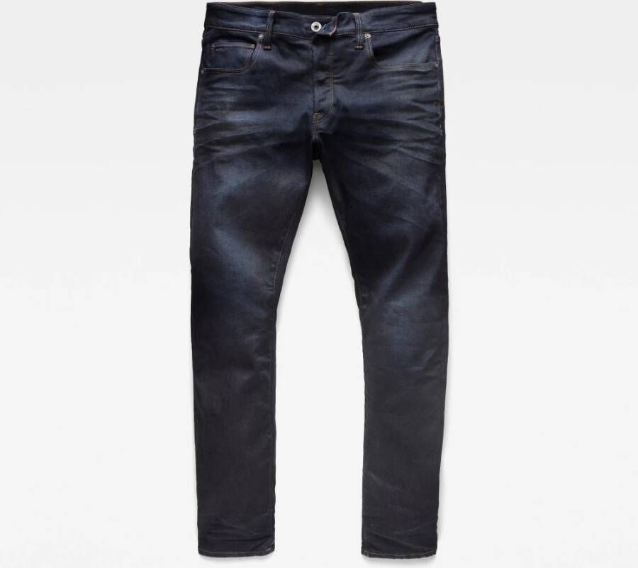 G-Star Rechte taps toelopende jeans 3301 Blauw Heren