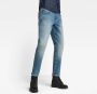 G-Star Rechte taps toelopende jeans Blauw Heren - Thumbnail 1