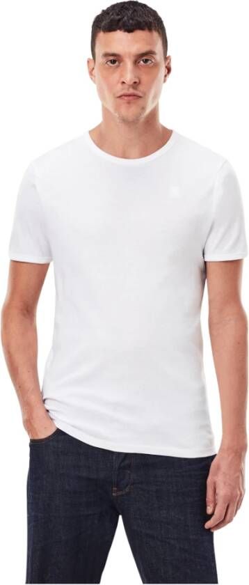G-Star Set van 2 t-shirts met korte mouwen Base r t White Heren - Foto 17