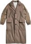 G-Star Single-Breasted Coats Bruin Dames - Thumbnail 2