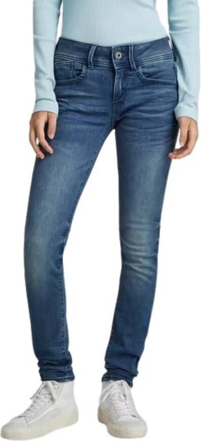 G-Star Skinny Jeans Blauw Dames
