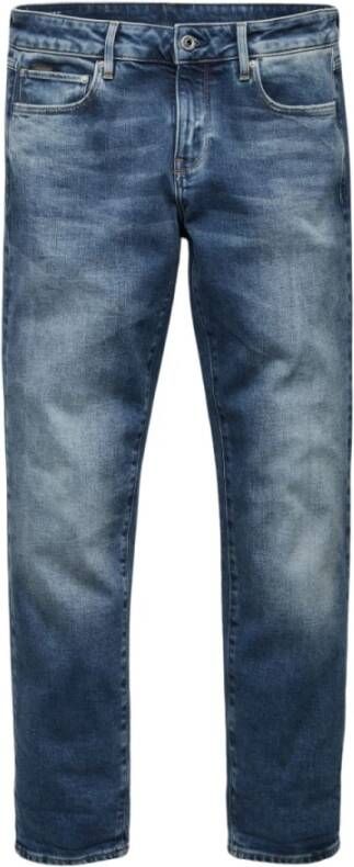 G-Star Slim-fit jeans Blauw Dames