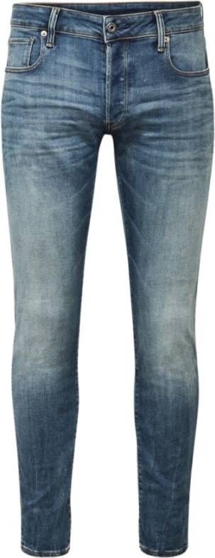G-Star Slim-fit jeans Blauw Heren