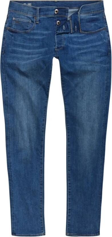 G-Star Slim Jeans 3301 Blue Heren