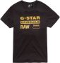 G-Star Biologisch Katoenen Heren T-Shirt Black Heren - Thumbnail 2