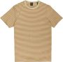 G-Star T-Shirt- GS Stripe Slim FIT S S R-N Bruin Heren - Thumbnail 1