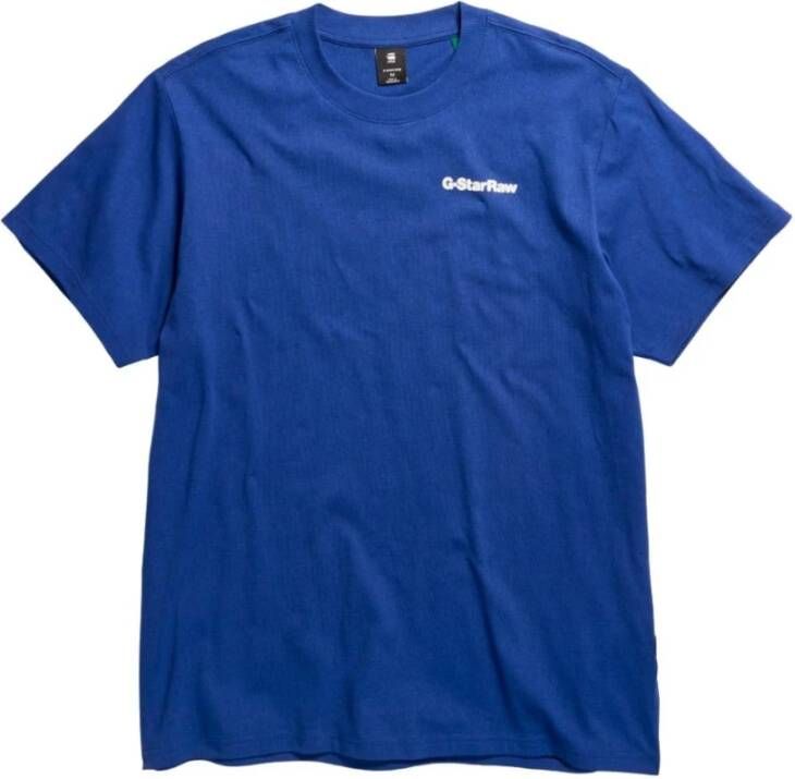 G-Star RAW Photographer Loose T-Shirt Midden blauw Heren