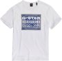 G-Star Raw T-shirt van katoen met labeldetail model 'Bandana' - Thumbnail 2