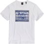 G-Star Raw T-shirt van katoen met labeldetail model 'Bandana' - Thumbnail 3