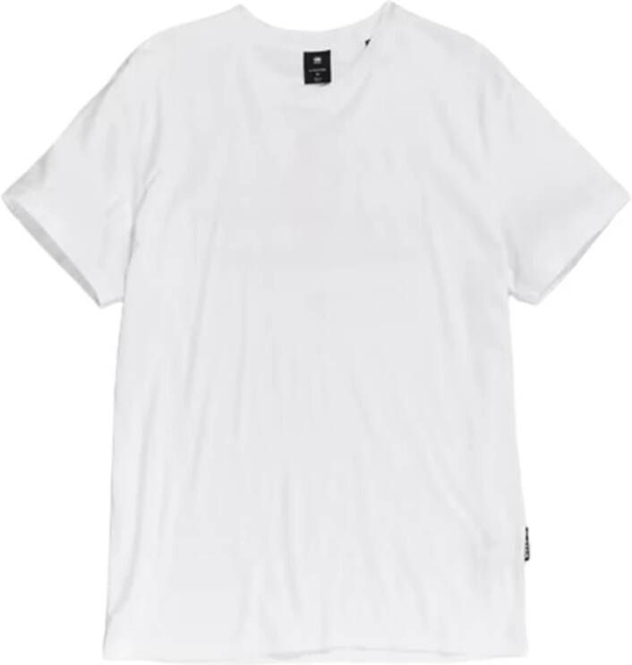 G-Star RAW T-Shirt Back Graphic Text Wit Heren