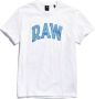 G-Star RAW University Grafisch T-shirt White Heren - Thumbnail 1