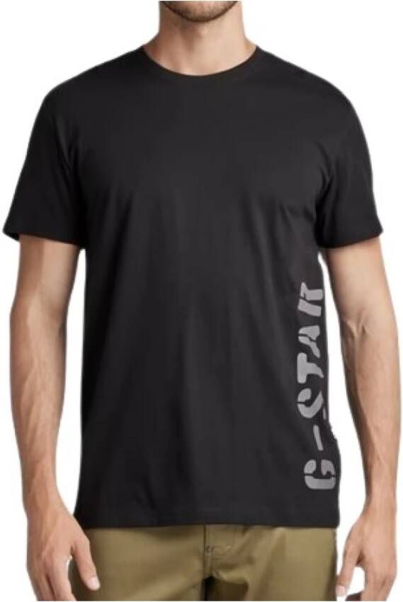 G-Star T-Shirts Zwart Heren