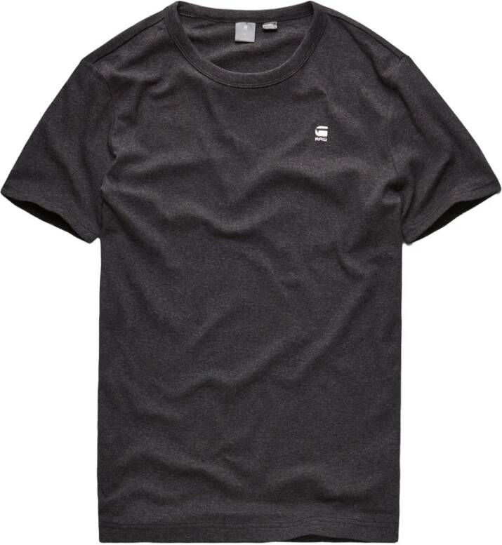 G-Star T-shirts Zwart Heren