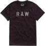 G-Star RAW regular fit T-shirt van biologisch katoen 6484 dk black - Thumbnail 2