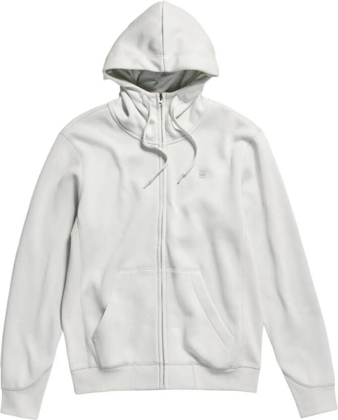 G-Star Vest- gs premium core hoodie zip zweet Grijs Heren