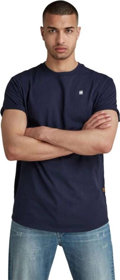 G-STAR RAW Heren Polo's & T-shirts Lash R T S s Donkerblauw - Foto 16