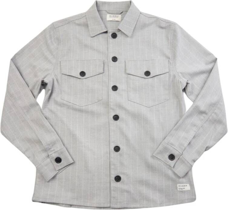 Gabba Casual Shirts Grijs Heren