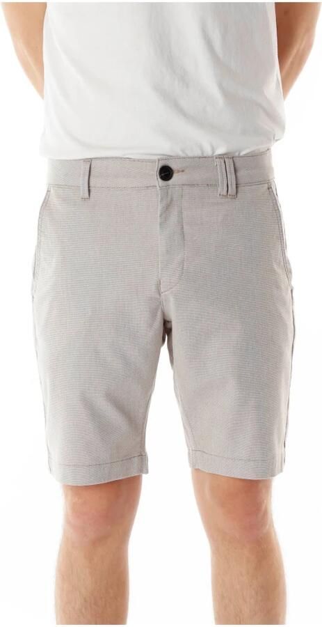 Gabba Slim Fit Shorts met knoopsluiting Gray Heren - Foto 4