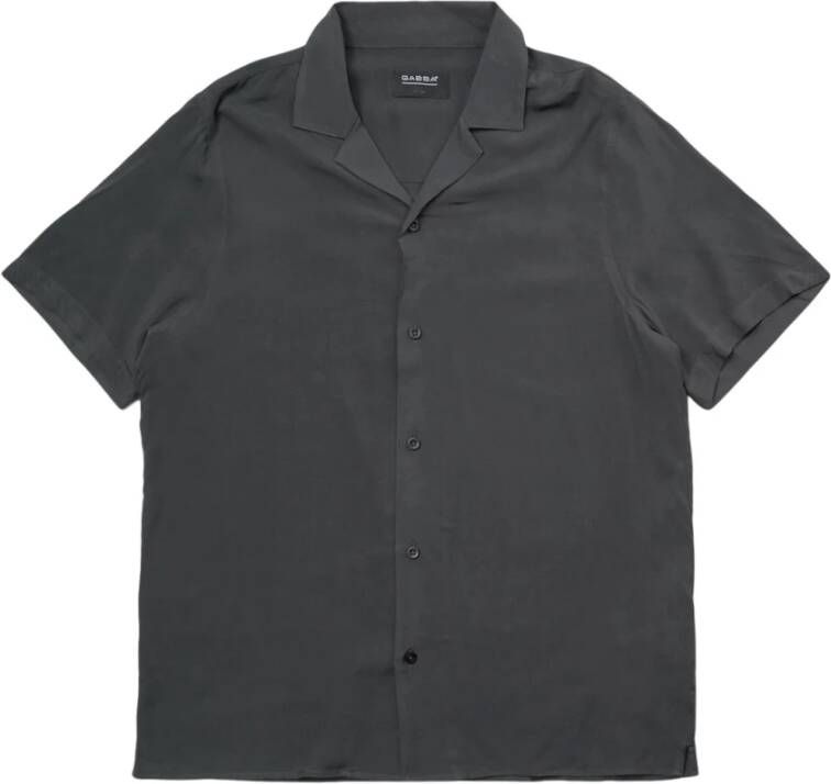 Gabba Short Sleeve Shirts Zwart Heren