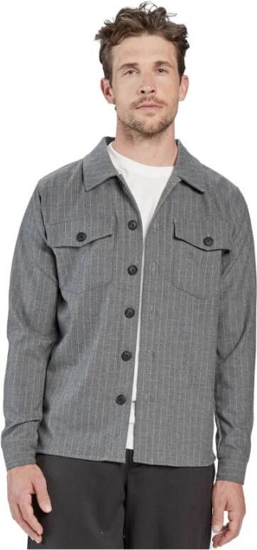 Gabba Stijlvolle Overshirt Grijs Heren