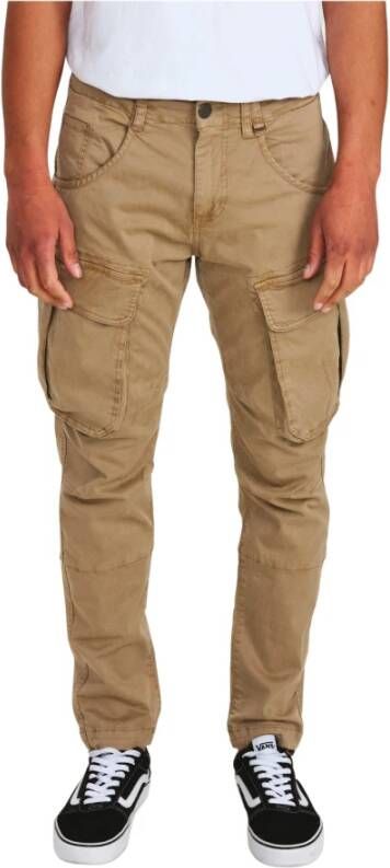Gabba Straight Trousers Beige Heren