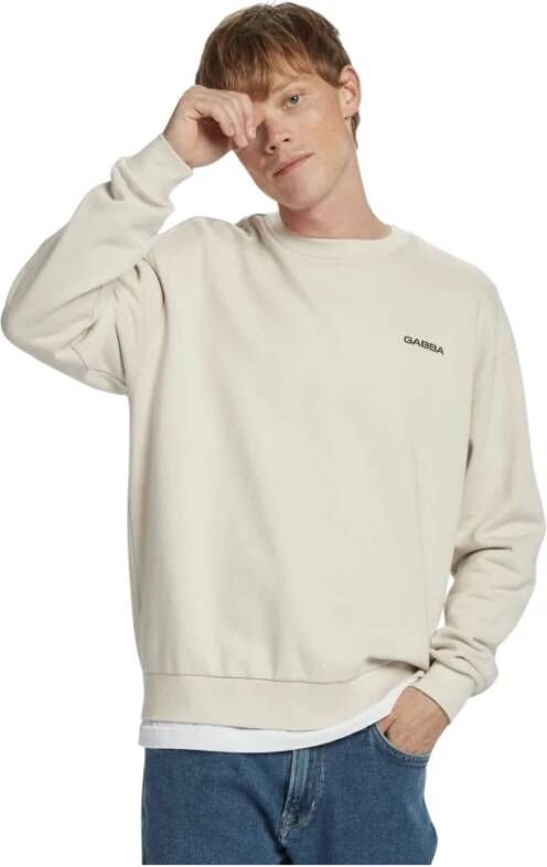 Gabba Sweatshirts Beige Heren