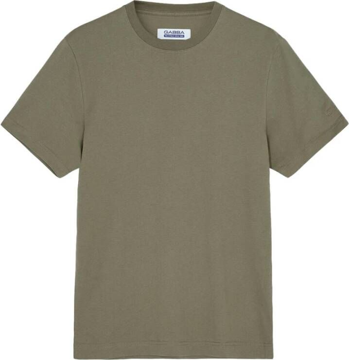 Gabba T-Shirts Groen Heren