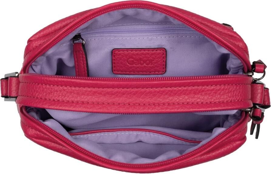 Gabor Handtas Lania uit zacht leerimitat soepel vallend met contrasterende randen - Foto 2