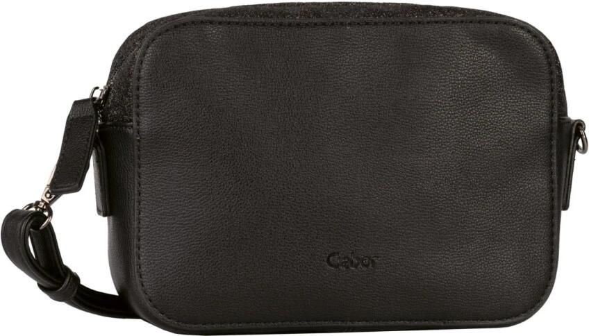 Gabor Schoudertas Noara Van fijn nerf imitatieleer met fijne glinsterende decoratieve randen - Foto 3