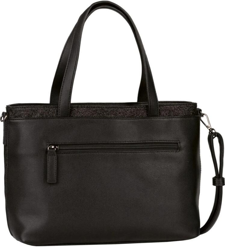 Gabor Shopper Noara van fijn nerf imitatieleer met fijne glinsterende decoratieve randen