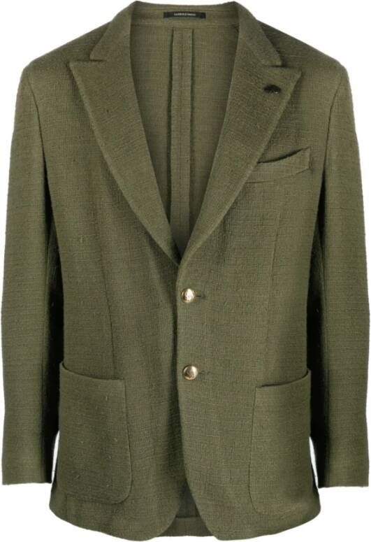 Gabriele Pasini Formal Blazers Groen Heren