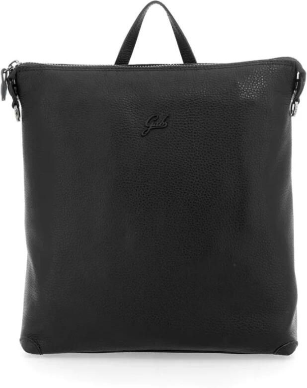 Gabs Elegante Leren Rugzak met Ritssluiting Black Dames