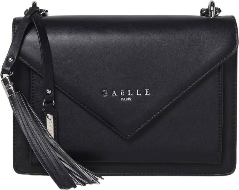 Gaëlle Paris Dames Schoudertas met Klepsluiting Black Dames