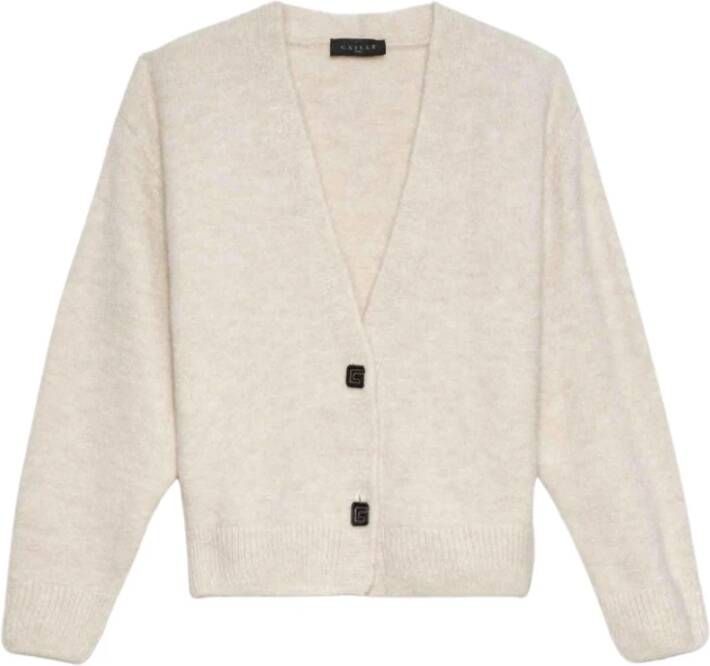 Gaëlle Paris Basis Cardigan White Dames