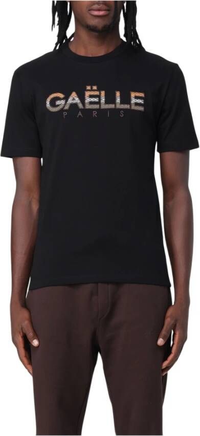 Gaëlle Paris Basis Ronde Hals T-Shirt Black Heren