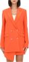 Gaëlle Paris Elegante double-breasted damesjas Orange Dames - Thumbnail 3