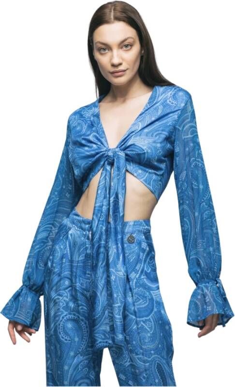 Gaëlle Paris Blouses Blauw Dames