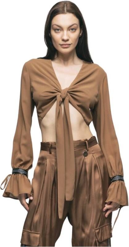 Gaëlle Paris Blouses Bruin Dames