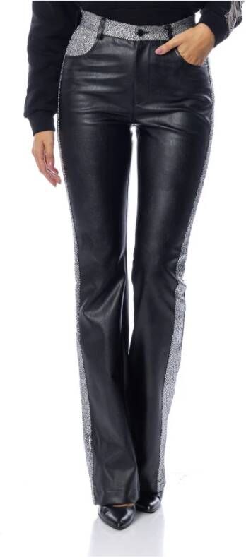 Gaëlle Paris Bootcut broek Zwart Dames