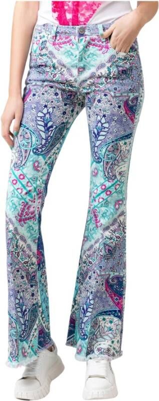 Gaëlle Paris Broek Blauw Dames