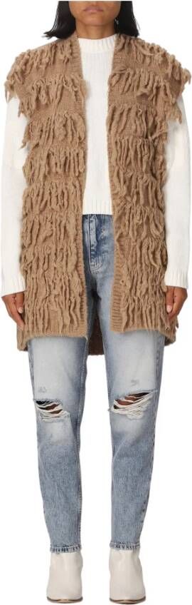 Gaëlle Paris Cardigans Bruin Dames