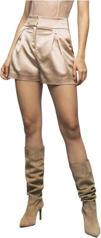 Gaëlle Paris Casual Shorts Beige Dames