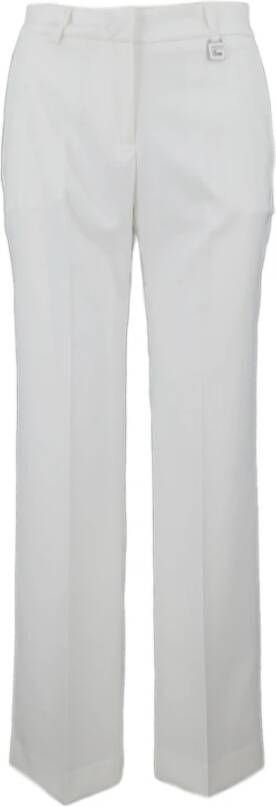 Gaëlle Paris Straight Trousers Wit Dames