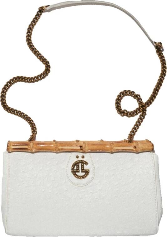 Gaëlle Paris Cross Body Bags White Dames
