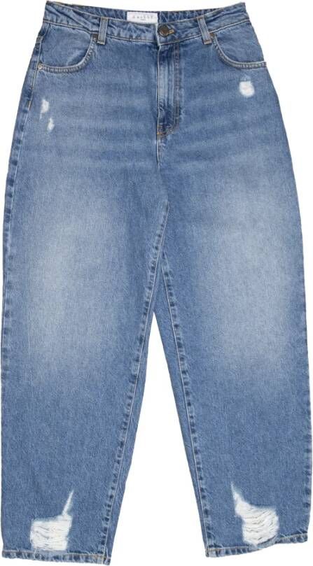 Gaëlle Paris Denim Shorts Blauw Dames