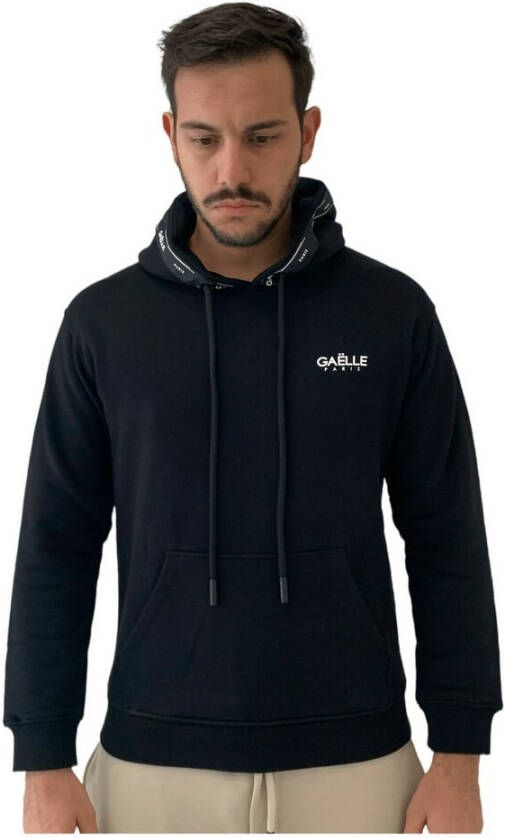 Gaëlle Paris Heren hoodie met logoband Black Heren