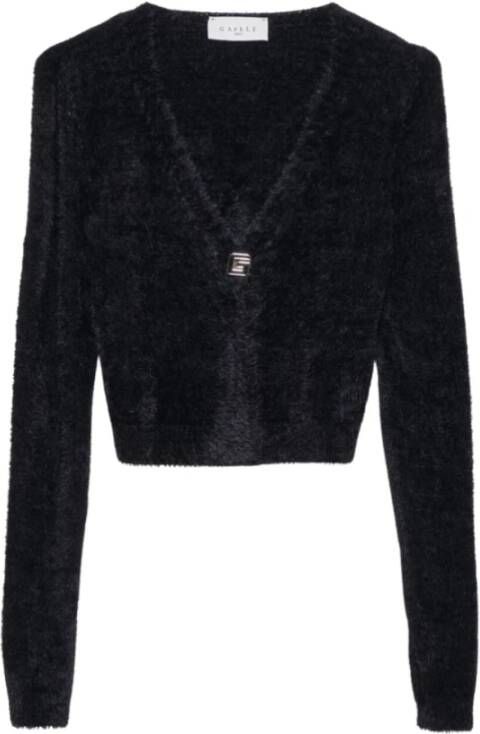 Gaëlle Paris Geknipte Cardigan Zwart Dames