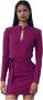 Gaëlle Paris Korte jurk Purple Dames - Thumbnail 1