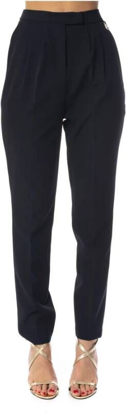 Gaëlle Paris Leather Trousers Zwart Dames