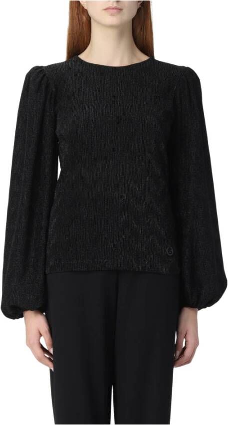 Gaëlle Paris Round-neck Knitwear Zwart Dames